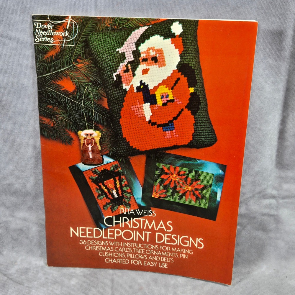 Christmas‎ Needlepoint Designs Book 1975 Rita Weiss